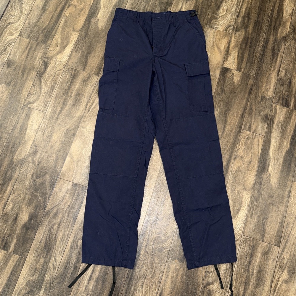 PROPPER Tactical BDU Cargo‎ Utility Pants Ripstop Men's Size S/L Navy Blue